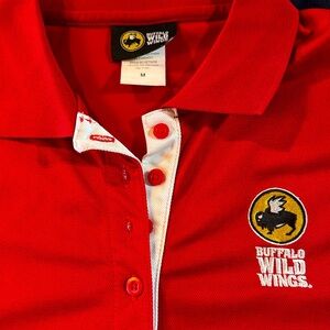 Buffalo Wild Wings woman employee polo medium